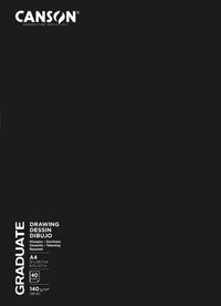 Blok za skiciranje CANSON Graduate Art Book Sketch & Draw 140 g/m² A4 40 listova u tvrdom povezu
