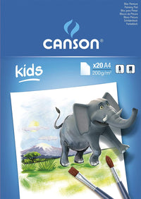 CANSON Kids blok za crtanje 200 g/m² 20 listova A4 lepljen