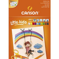 Blok za skiciranje u boji CANSON Kids A4 - 120 g/m², 30 listova, miks 10 boja
