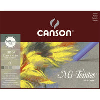 Canson Mi-Teintes lepljeni blok za pastel 160 g/m² 30 listova 32 x 41 cm Grey