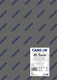 Papir za pastel Canson Mi-Teintes A3 160 g - 10 listova – Ugljeno siva 184