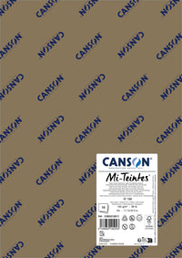 Papir za pastel Canson Mi-Teintes A3 160 g - 10 listova – Kestenjasto braon 188