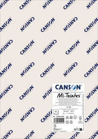 Papir za pastel Canson Mi-Teintes A3 160 g - 10 listova – Oblačno bela 180