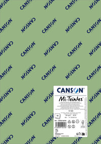Papir za pastel Canson Mi-Teintes A3 160 g - 10 listova – Svetlozelena 480