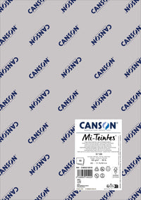 Papir za pastel Canson Mi-Teintes A3 160 g - 10 listova – Mesečevo siva 186