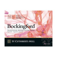CANSON St Cuthberts Bockingford akvarel blok glatki (HP) beli 300 g/m² 12 listova