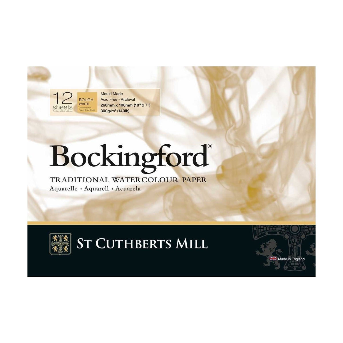 CANSON St Cuthberts Bockingford akvarel blok Rough 300 g/m² - 12 listova, različiti formati