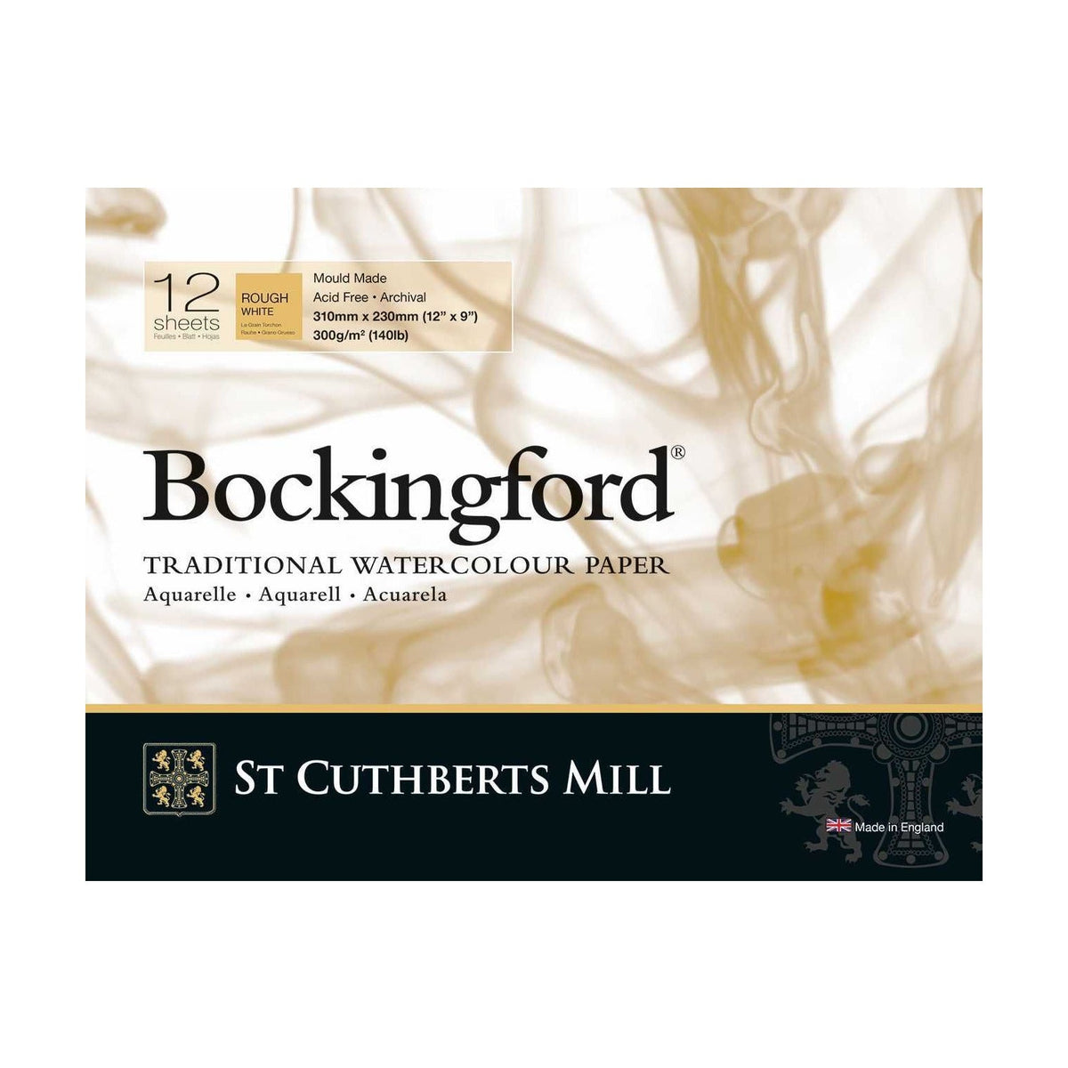 CANSON St Cuthberts Bockingford akvarel blok Rough 300 g/m² - 12 listova, različiti formati