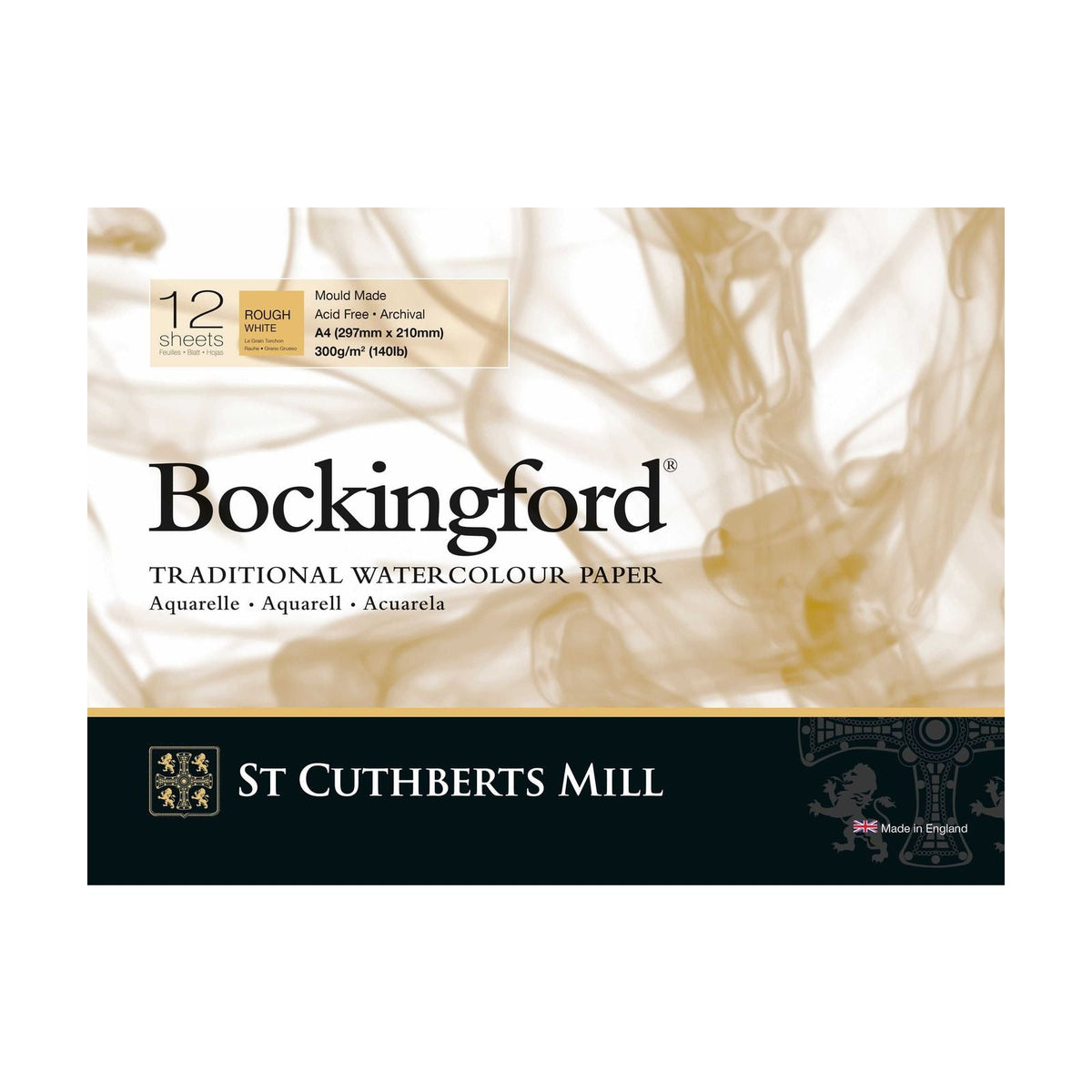 CANSON St Cuthberts Bockingford akvarel blok Rough 300 g/m² - 12 listova, različiti formati