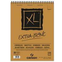 Blok za skiciranje CANSON XL Extra Blanc 90 g/m² 120 listova A4 spiralni povez na vrhu
