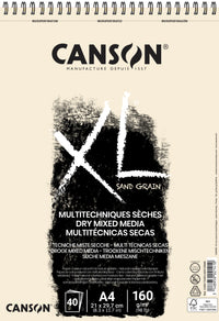 Canson XL Touch pastelni blok Natural 160 g/m² 40L A4 spiralni povez