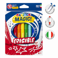 Carioca magični flomasteri - brisivi, 10 kom, miks boja