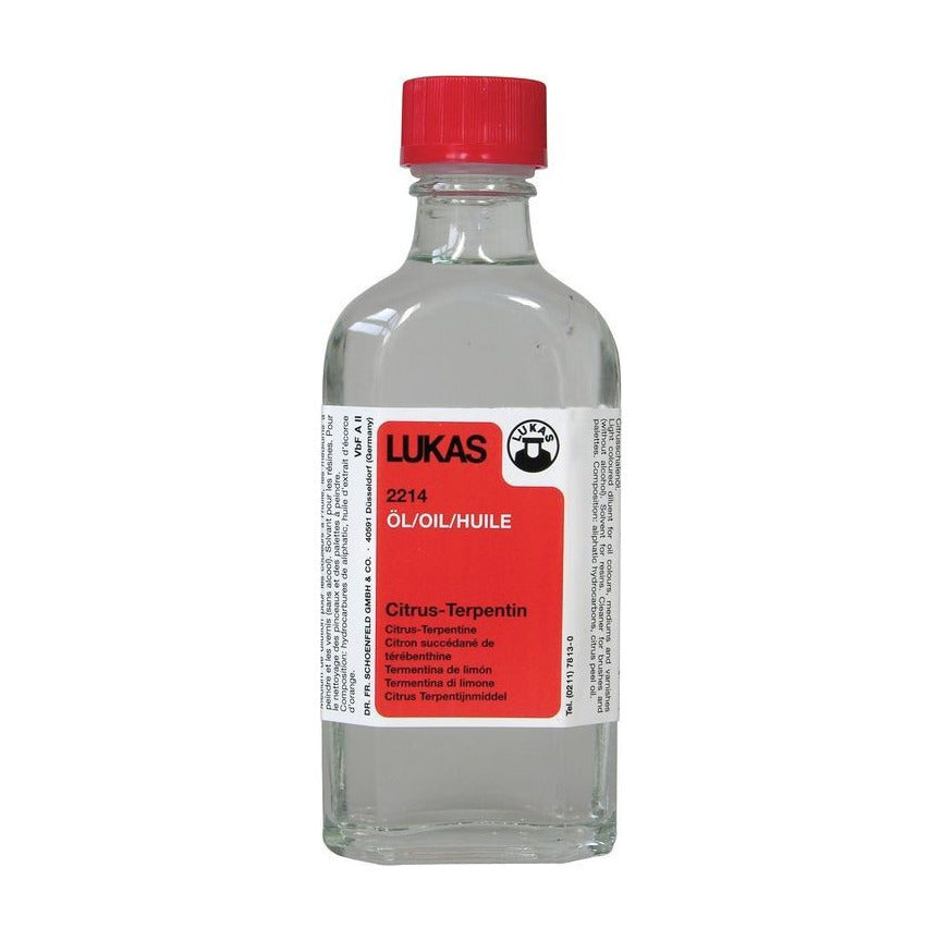 Citrusni terpentin LUKAS za uljane boje 125 ml