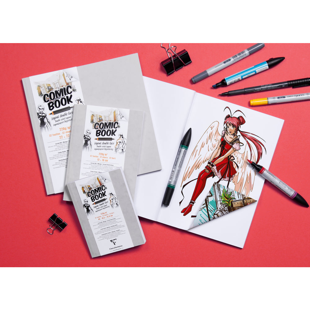 Clairefontaine blok za stripove 220 g 32L lepljen