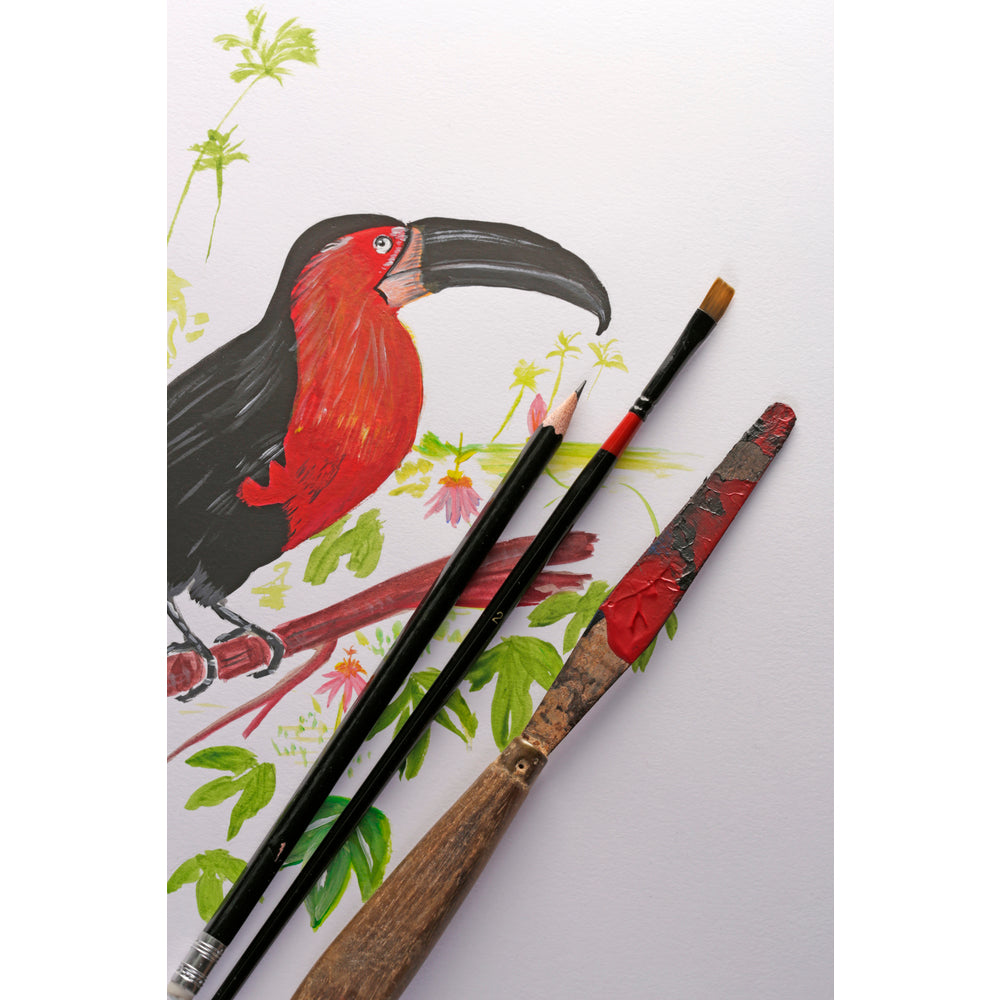 Clairefontaine Paint'On Mix Media blok 250 g 40L lepljen Extra White