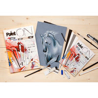 Clairefontaine Paint'On Mix Media blok br. 6 250 g 24L lepljen razne boje
