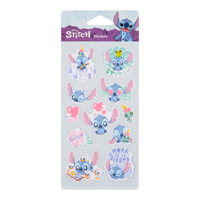 Colorino Pop-Up nalepnice Stitch Pastel 1, miks motiva