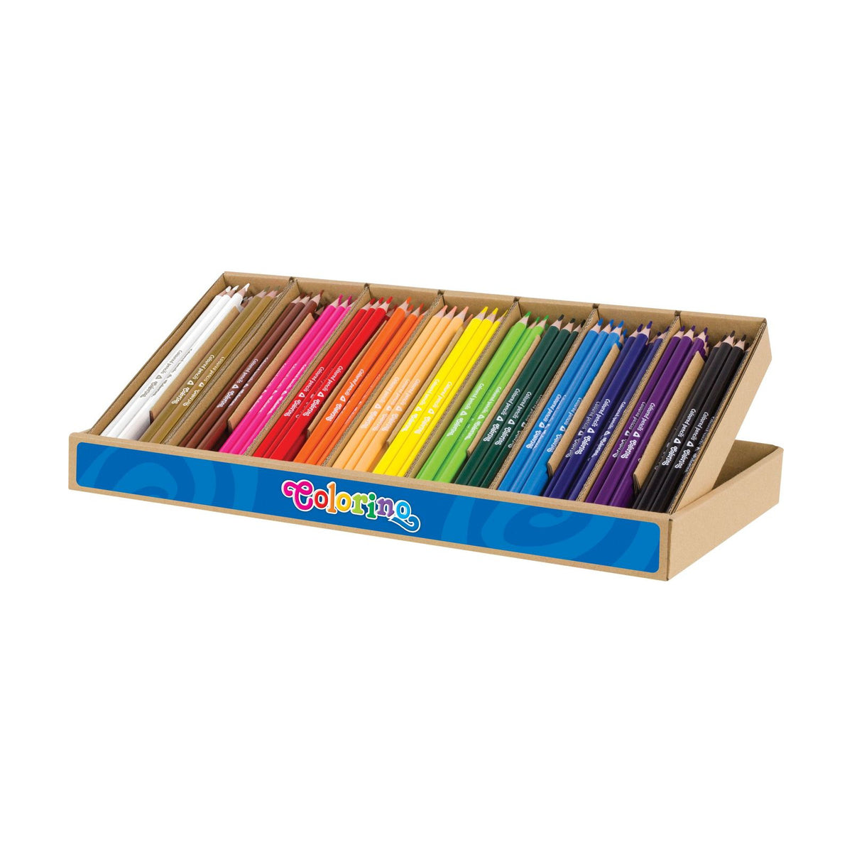 Colorino trouglaste drvene bojice BIG BOX, 14 boja