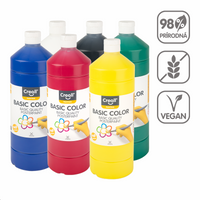 Creall tempera boje, 1 000 ml, miks boja – 6 ×