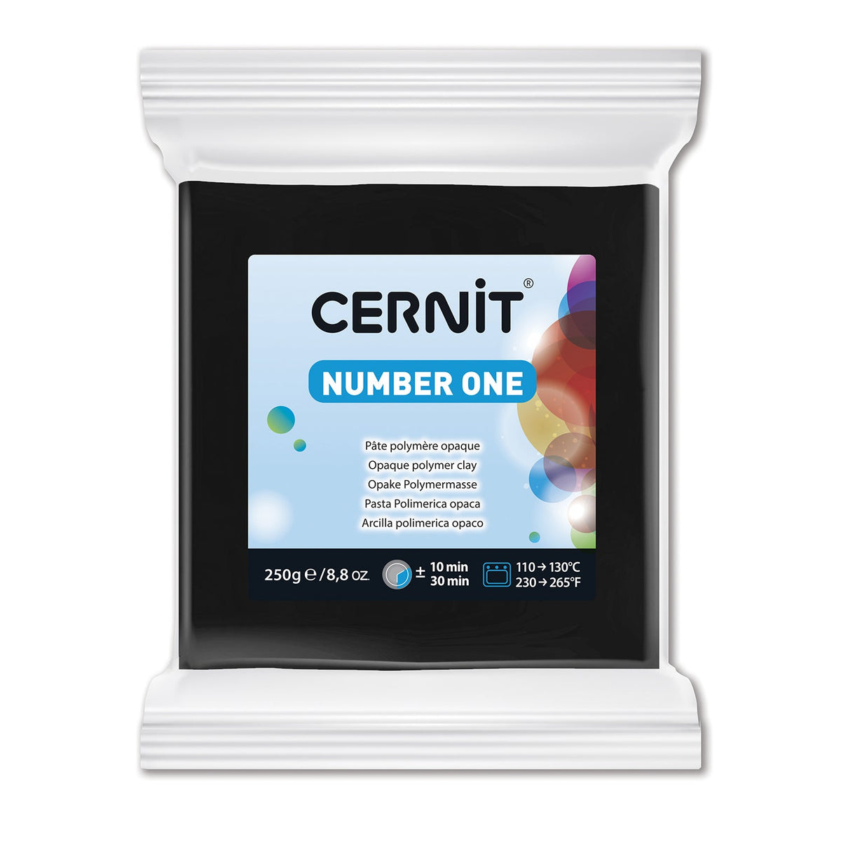Masa za modeliranje Cernit NUMBER ONE 250g – Black