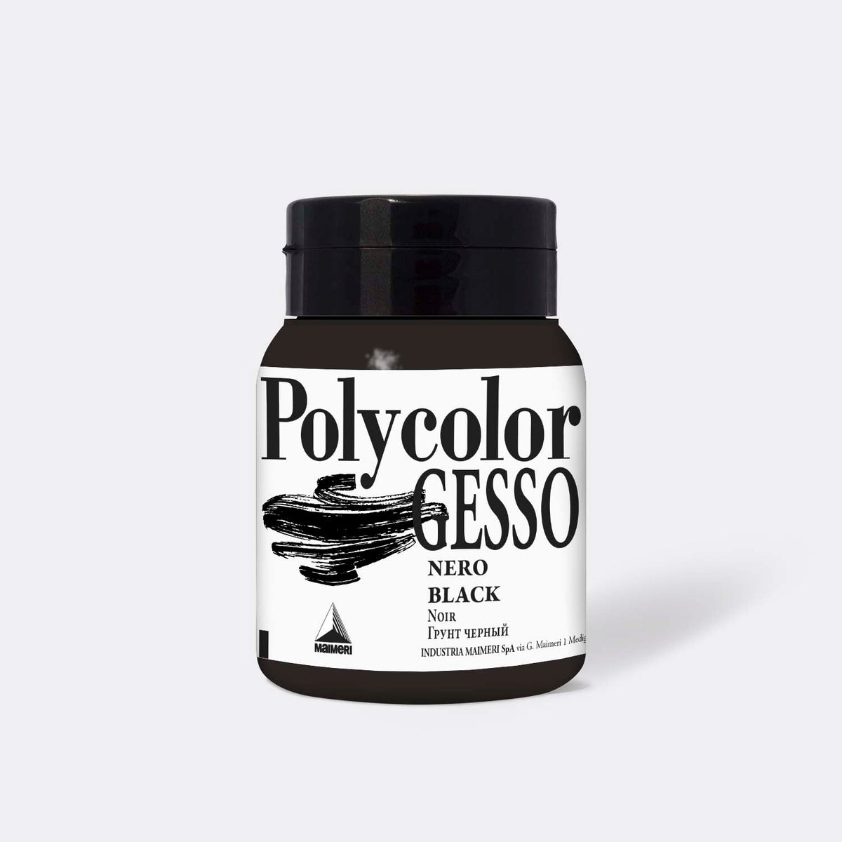 Crni akrilni gesso prajmer Maimeri Polycolor 500 ml