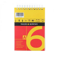 DALER ROWNEY D&R Red & Yellow skicen blok A6 150 g 25L lepljen
