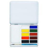 DALER ROWNEY Simply akvarel set 10 polu-posudica sa četkicom