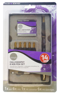 Kaligrafski set DALER ROWNEY Simply 14 delova sa priborom