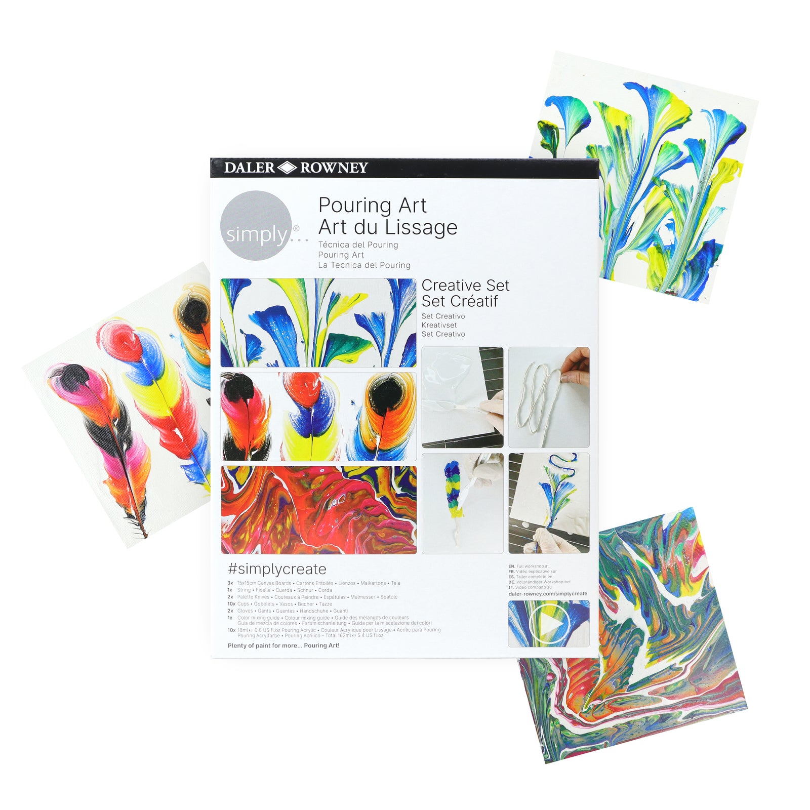 DALER ROWNEY D&R Simply kompletan set za pouring