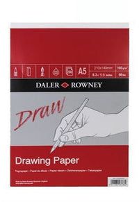Daler-Rowney Medium Grain blok za crtanje 160 g/m² 50 listova A5 lepljen