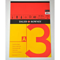 DALER ROWNEY Red & Yellow blok za skiciranje A3 150 g 25L lepljen