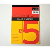 DALER ROWNEY Red & Yellow skicen blok A5 150 g/m² 25 listova lepljen