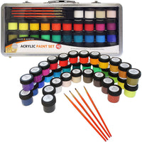 DALER ROWNEY Simply set akrilnih boja 40 kom u metalnom koferu