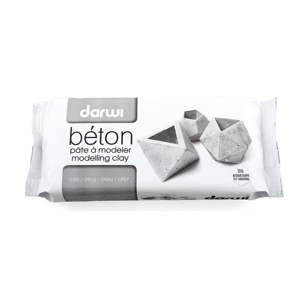 DARWI samoočvršćavajuća masa sa efektom betona 500 g