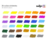 DARWI set drvenih bojica 36 kom