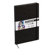 DARWI skicen blok Black A4 140 g 80L