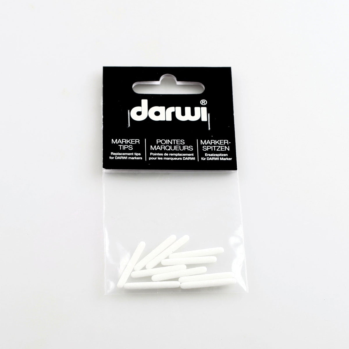 DARWI Tex Glitter rezervni vrhovi za tekstil 2 mm – 10 kom