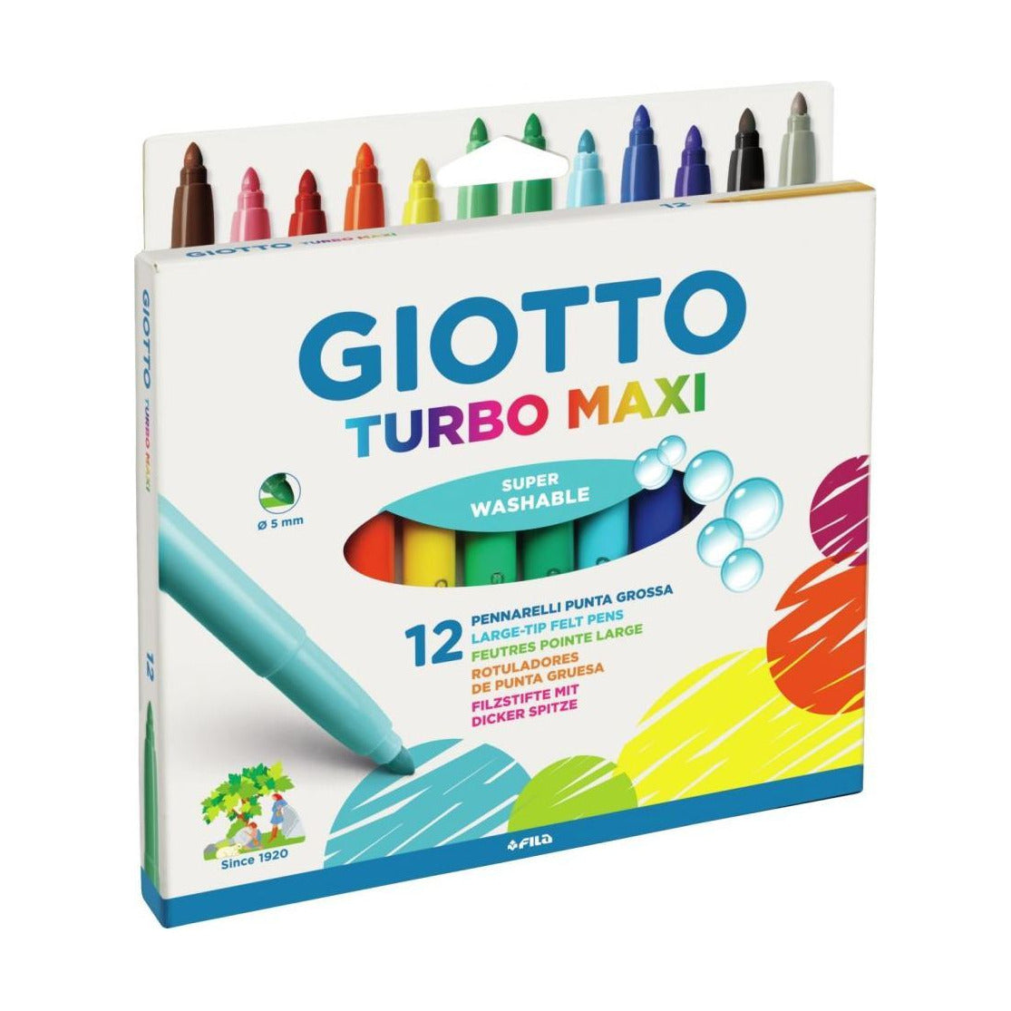 Debele perive flomasteri GIOTTO Turbo Maxi 5 mm