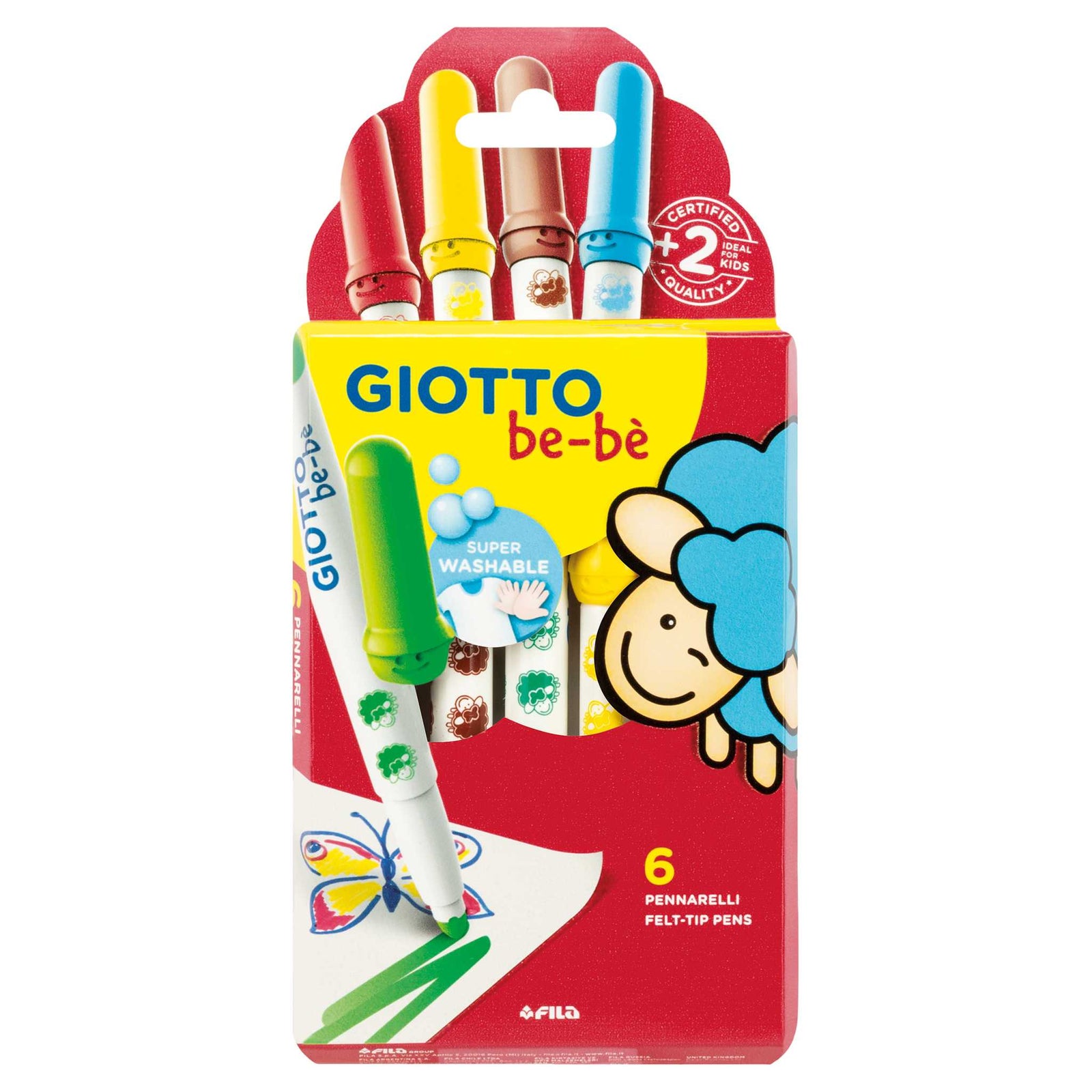Dečiji flomasteri GIOTTO be-bè 6 kom