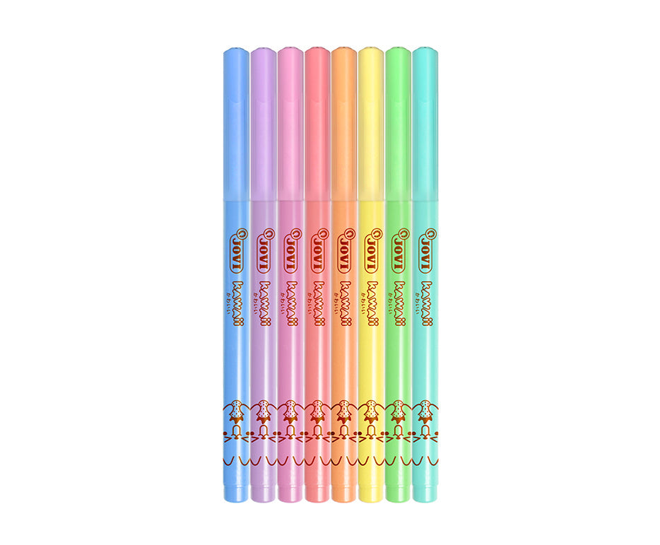 Dečiji flomasteri JOVI Kawaii / set od 8 kom - 3 mm