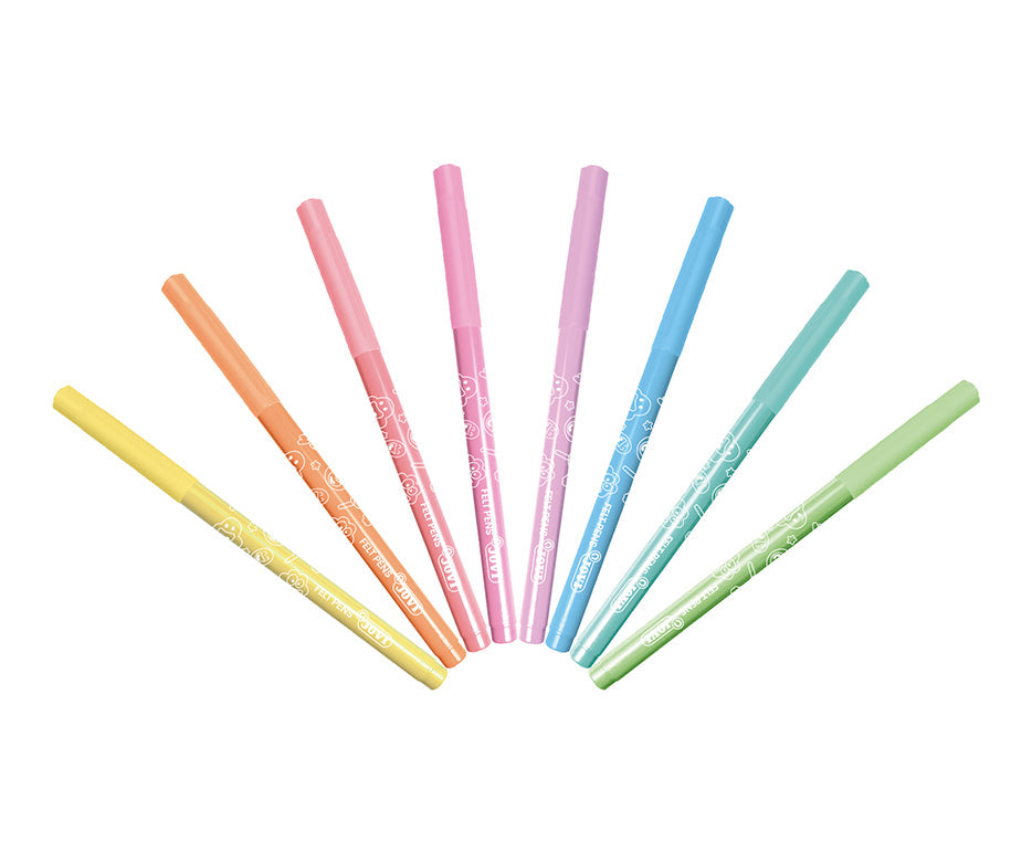 Dečiji flomasteri JOVI perivi pastelni 3 mm / set 8 kom