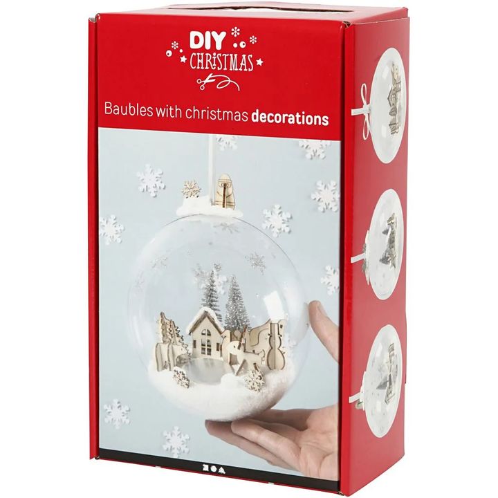 DIY novogodišnja kugla sa dekoracijom | Artmie