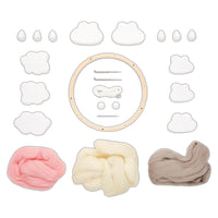 DOCRAFTS kreativni set za filcanje – roze hvatač snova