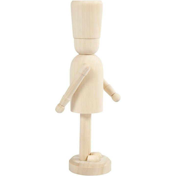 Drvena figura za dekorisanje - Krcko Oraščić 18 cm | Artmie