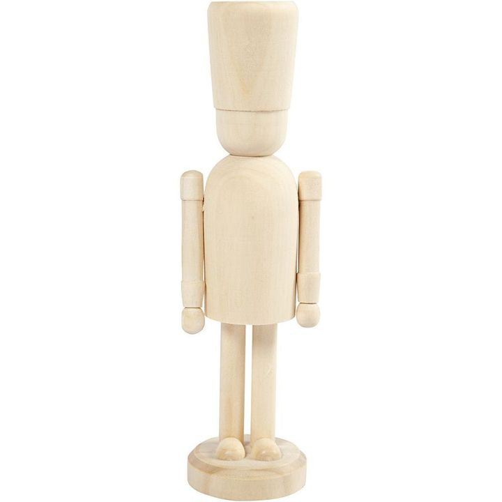 Drvena figura za dekorisanje - Krcko Oraščić 18 cm | Artmie