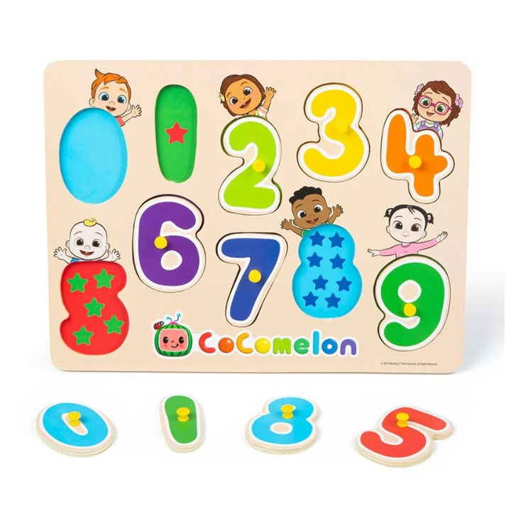 Drvena slagalica Cocomelon brojevi