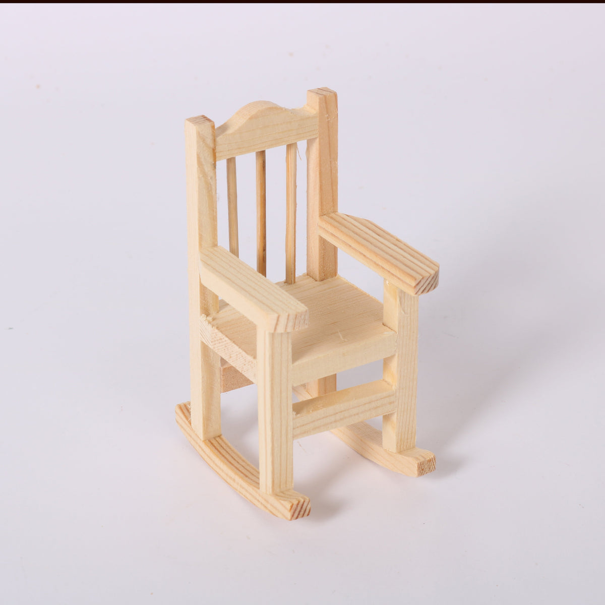 Drvena stolica za ljuljanje Pentart 6x6x10 cm