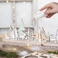 Drveni adventski kalendar - odbrojavanje 40 cm | Artmie