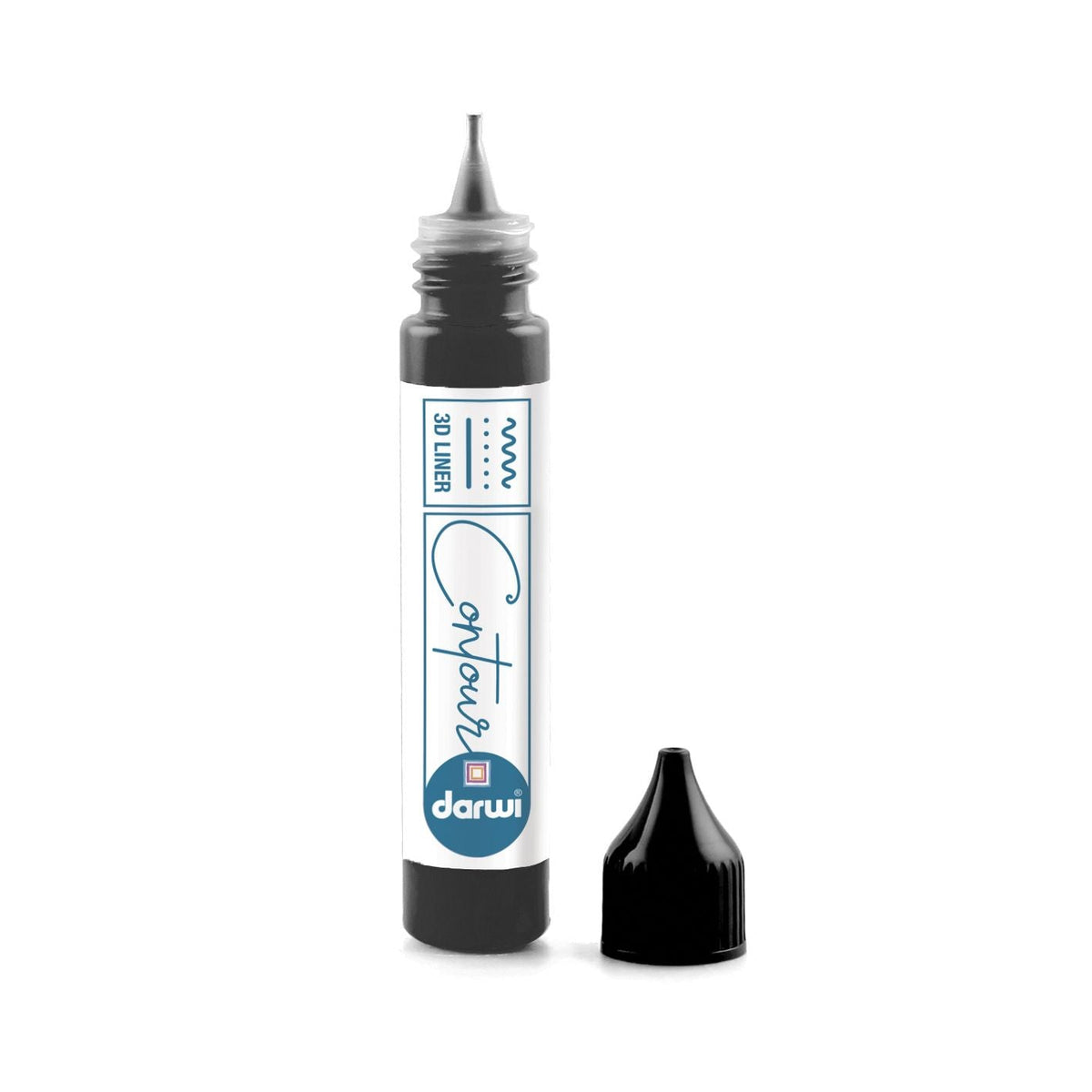 DARWI vitraž kontura 30 ml – Black
