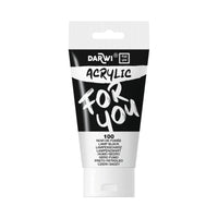 Akrilna boja DARWI Acryl 75 ml – Crna